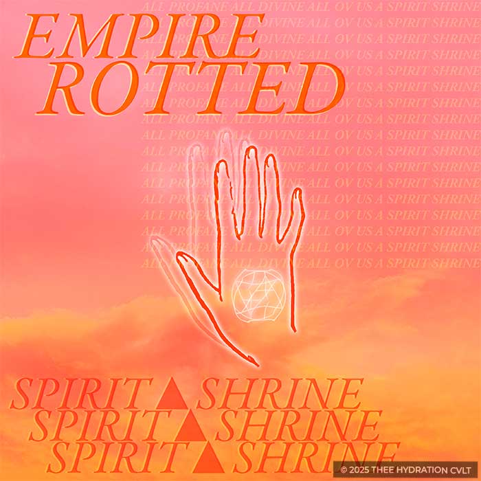 album artwork created for the SPIRITSHRINE release empire rotted