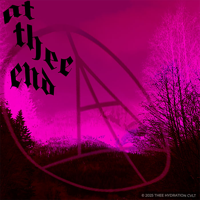 song artwork created for the SPIRITSHRINE release ₳₮ ₮ⱧɆɆ Ɇ₦Đ